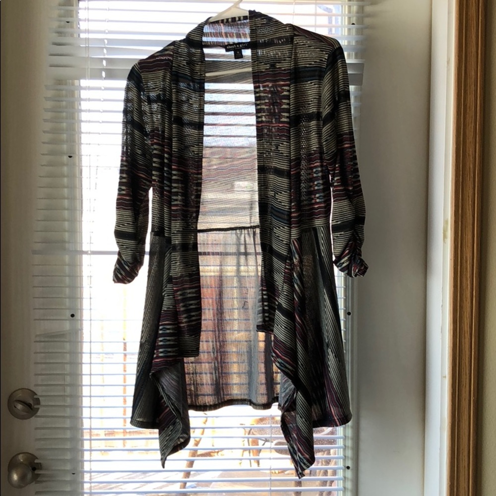 Stripped and Aztec printed coverup